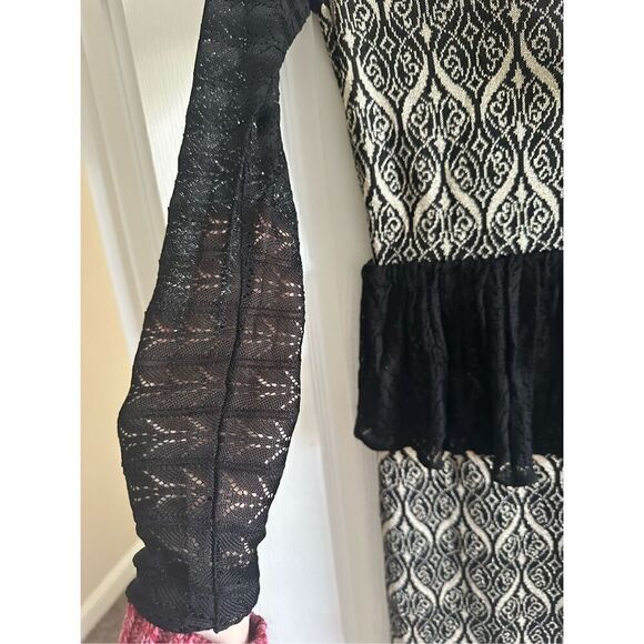 NWT Ekaterina Kukhareva Black Kashan Dress, Size: UK8 (XS/4) - Picture 8 of 13